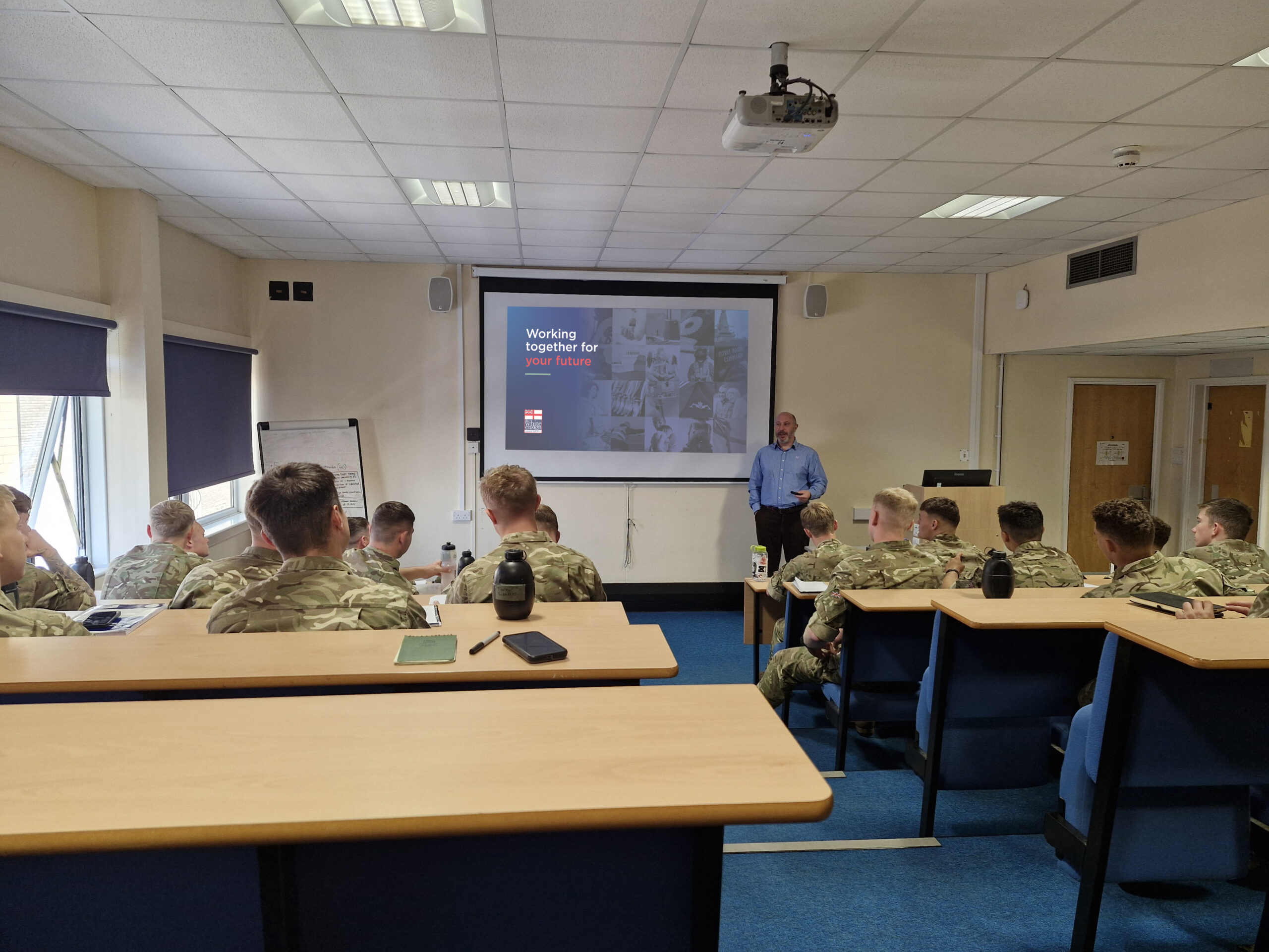 WEA Alfie Orton delivers financial awareness brief